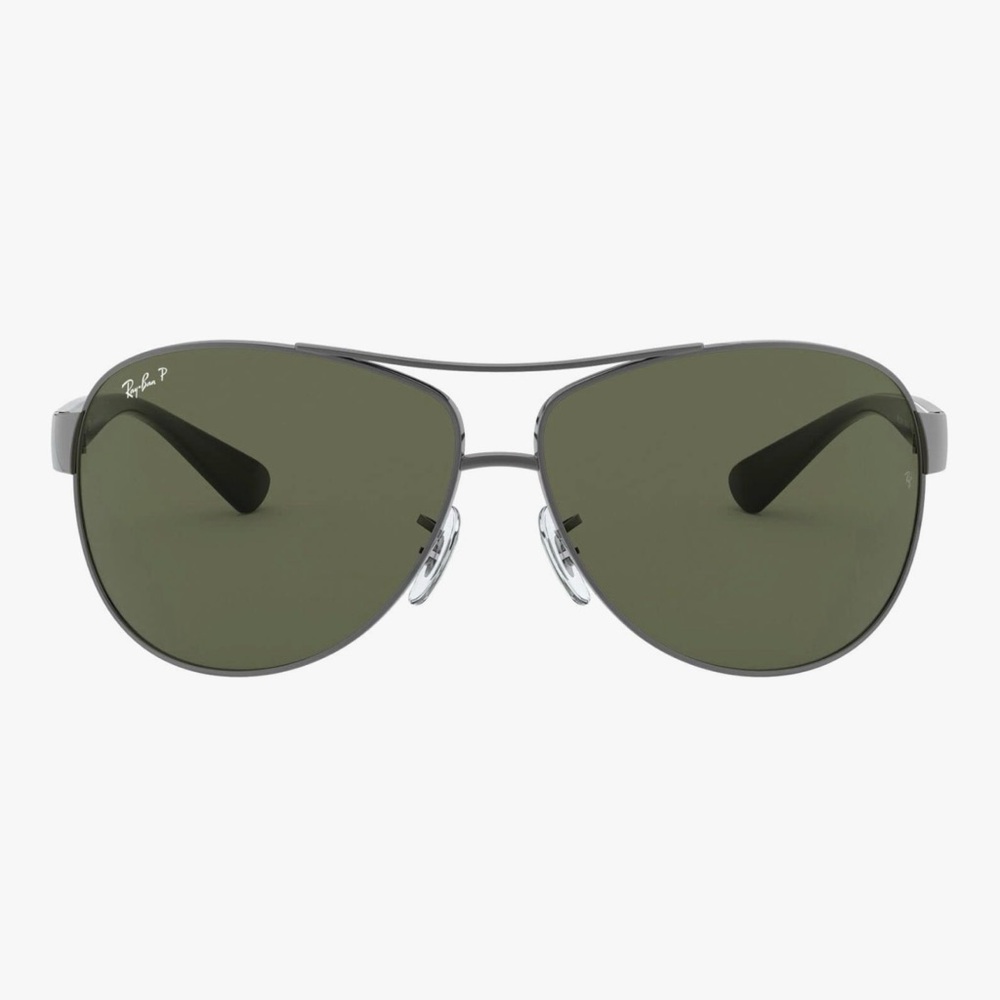 Ray-Ban Men's Sunglasses RB 3386, 004/9A, 63, Polarized, Black